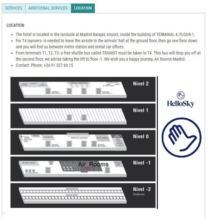 Hellosky Air Rooms Madrid Eksteriør bilde